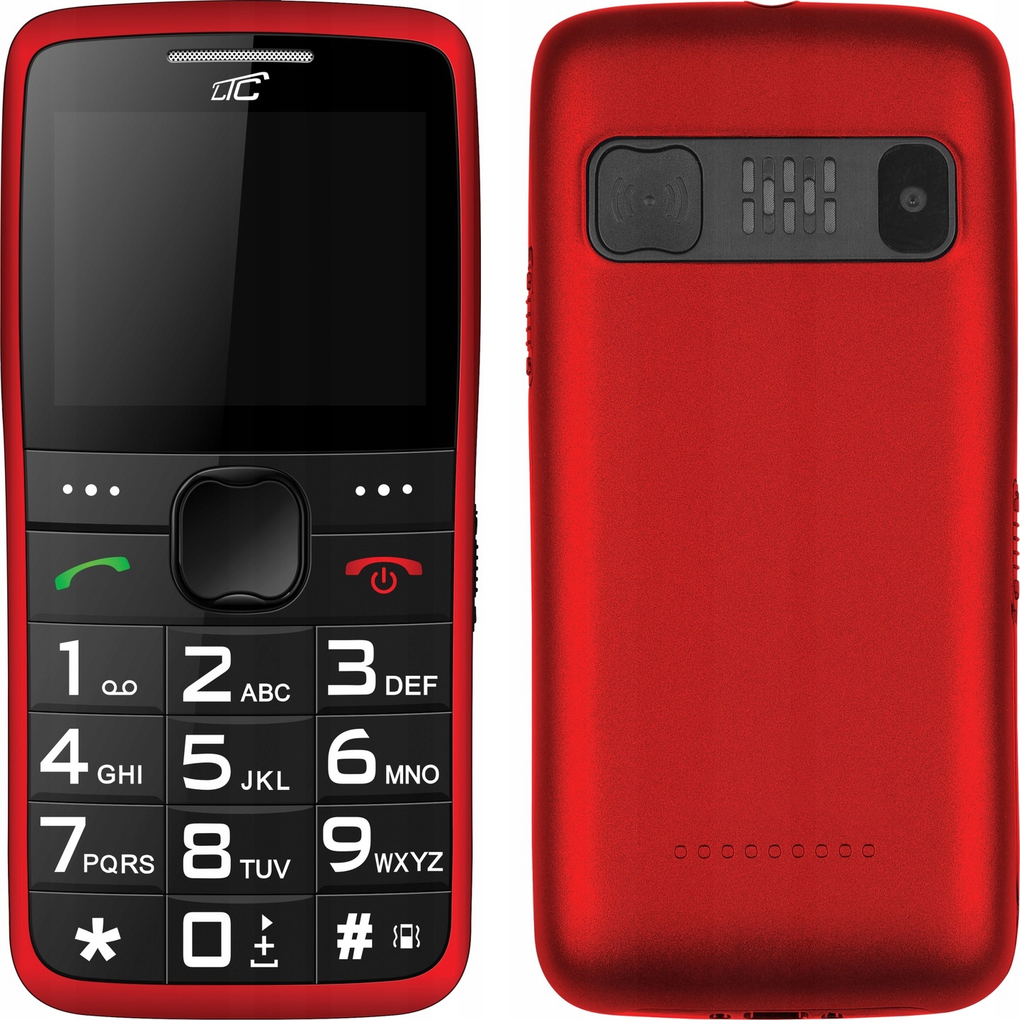 LTC MOB20 mobilný telefón 32 MB / 32 MB 2G červený